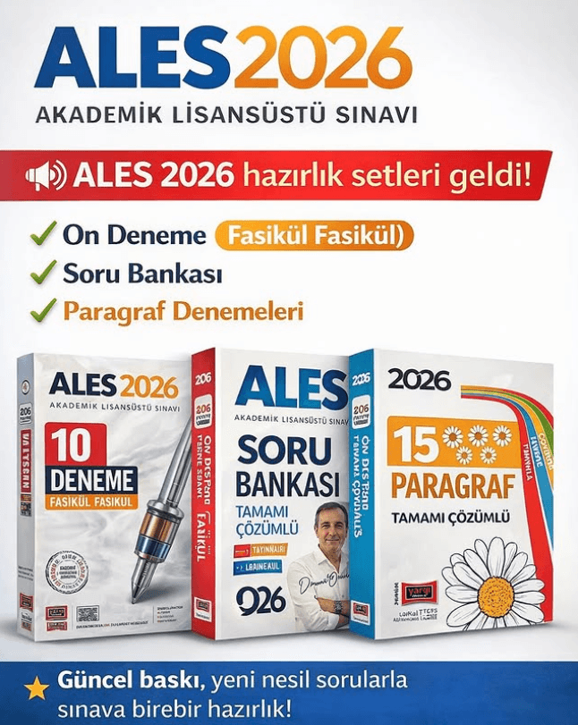 ALES 2026 Setleri