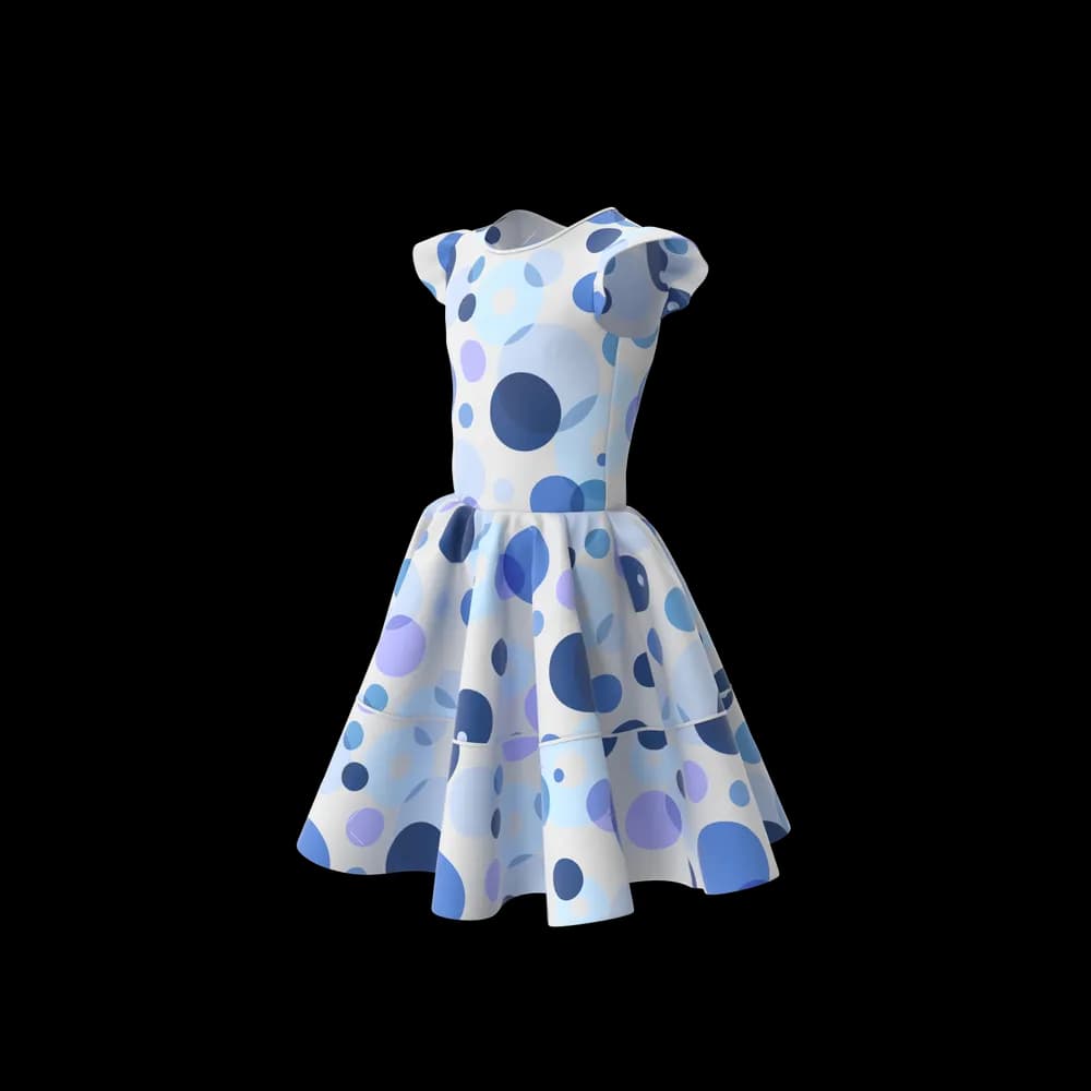 Blue Frock gorunum 3