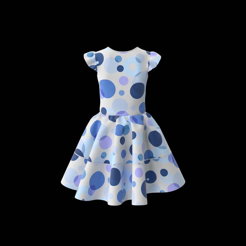 Blue Frock gorunum 4