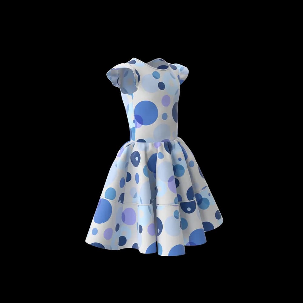 Blue Frock gorunum 5