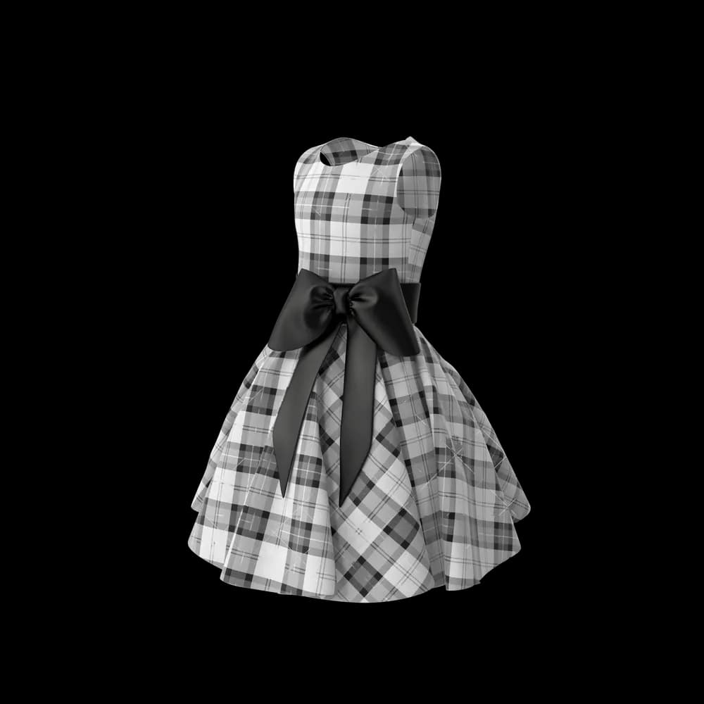 Tartan Dress gorunum 3